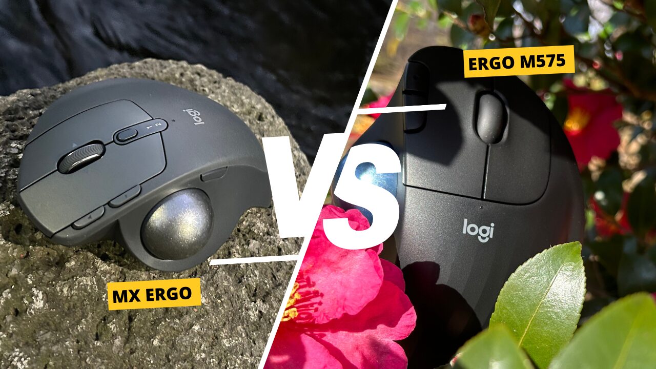 Logicool MX ERGO と M575 の違いを徹底比較！コスパがいいのはERGO M575だが、良いものが欲しい方にはMX ERGOがおすすめ！